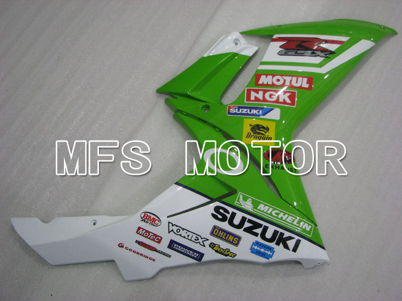 Suzuki GSXR600 GSXR750 2011-2024 Injection ABS Fairing - MOTUL - Green White - MFS2495