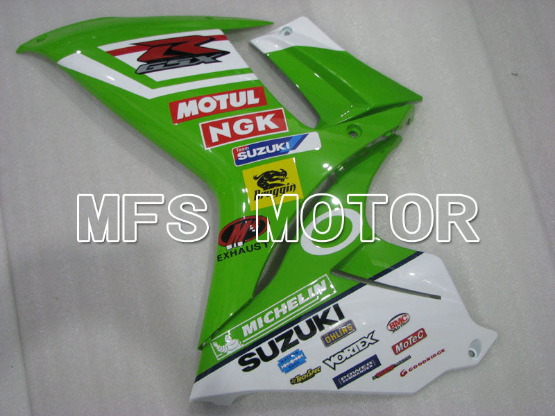 Suzuki GSXR600 GSXR750 2011-2024 Injection ABS Fairing - MOTUL - Green White - MFS2495