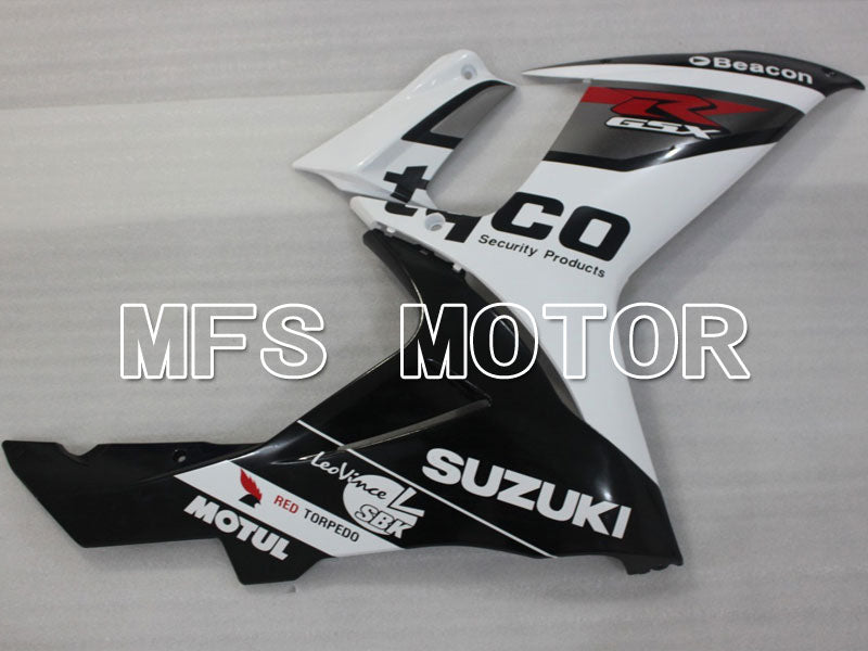 Suzuki GSXR600 GSXR750 2011-2024 Injection ABS Fairing - tyco - Black White - MFS2499
