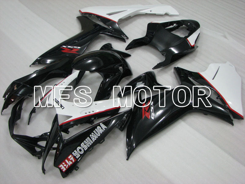 Suzuki GSXR600 GSXR750 2011-2024 Injection ABS verkleidung - YOSHIMURA - Schwarz Weiß - MFS2503