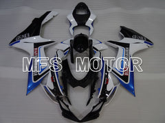 Suzuki GSXR600 GSXR750 2011-2024 Injection ABS Fairing - YOSHIMURA - Blue White - MFS2512
