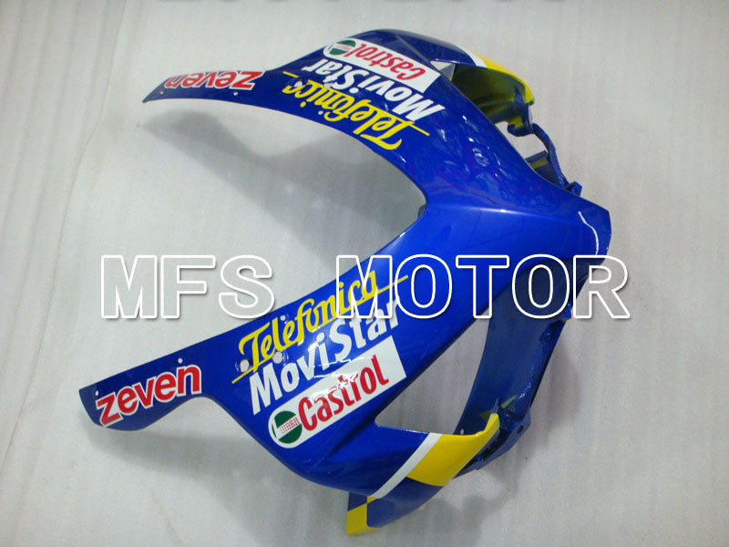 Honda CBR1000RR 2004-2005 Injection ABS verkleidung - Movistar - Gelb Grün Blau - MFS2520