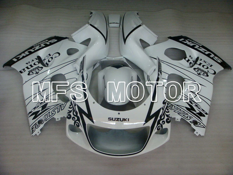 Suzuki GSXR600 1997-2000 ABS Fairing - Corona - Black White - MFS2527