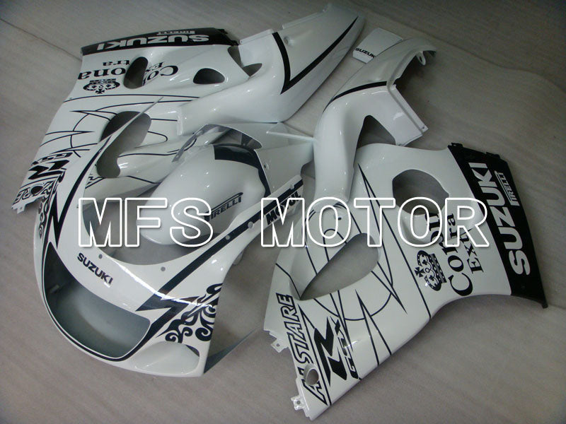 Suzuki GSXR600 1997-2000 ABS Fairing - Corona - Black White - MFS2527