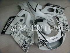 Suzuki GSXR600 1997-2000 ABS Fairing - Corona - Black White - MFS2527