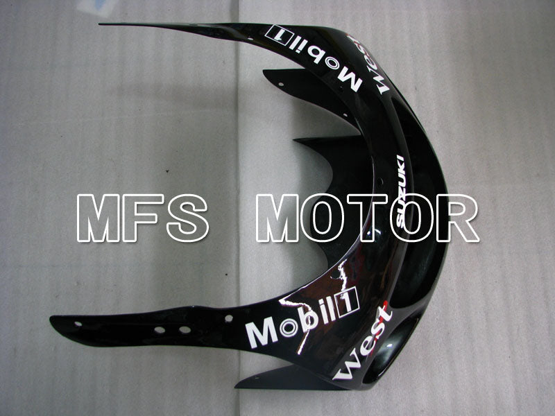 Suzuki GSXR600 1997-2000 ABS Fairing - West - Black White - MFS2535
