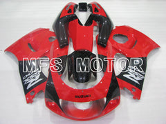 Suzuki GSXR750 1996-1999 ABS Fairing - Factory Style - Black Red - MFS6876