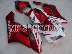Honda CBR1000RR 2004-2005 Injection ABS Verkleidung - Factory Style - Weiß Rotweinfarbe - MFS2549
