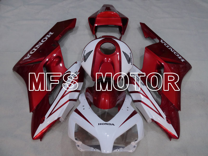 Honda CBR1000RR 2004-2005 Injection ABS Verkleidung - Factory Style - Weiß Rotweinfarbe - MFS2549