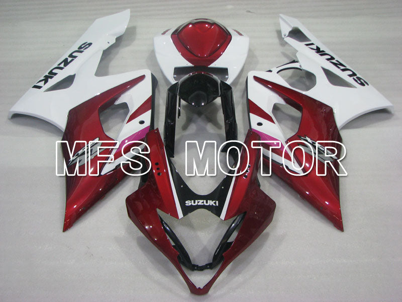 Suzuki GSXR1000 2005-2006 Injection ABS Fairing - Factory Style - Red White - MFS2657