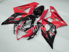 Suzuki GSXR1000 2005-2006 Injection ABS Fairing - Factory Style - Black Red - MFS2659