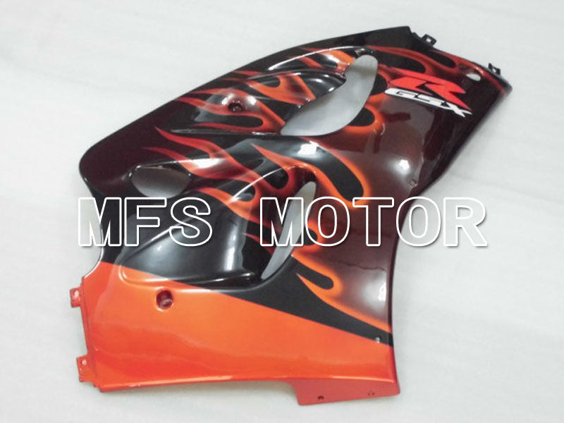 Suzuki GSXR750 1996-1999 ABS Fairing - Flame - Black Orange - MFS6877