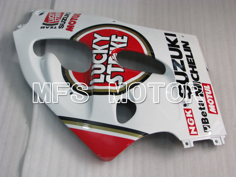 Suzuki GSXR750 1996-1999 ABS Fairing - Lucky Strike - Red White - MFS6879