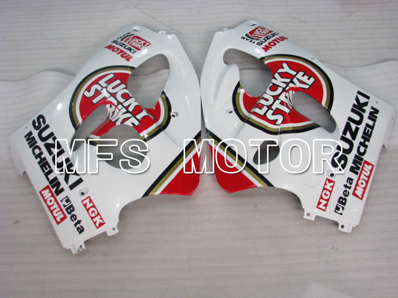 Suzuki GSXR750 1996-1999 ABS Fairing - Lucky Strike - Red White - MFS6879