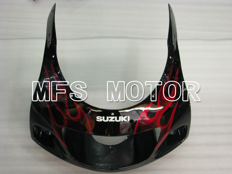 Carénage ABS Suzuki GSXR750 1996-1999 - Flamme - Noir Rouge - MFS6880