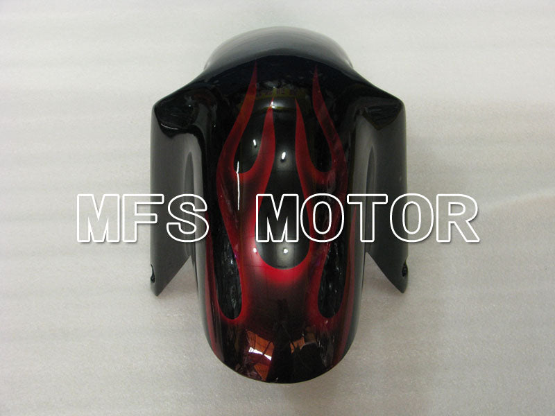 Carénage ABS Suzuki GSXR750 1996-1999 - Flamme - Noir Rouge - MFS6880