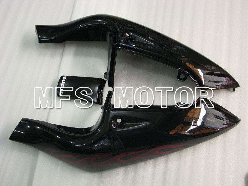 Carénage ABS Suzuki GSXR750 1996-1999 - Flamme - Noir Rouge - MFS6880
