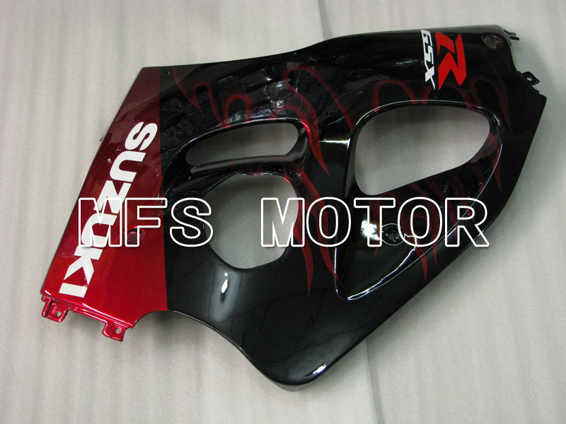 Carénage ABS Suzuki GSXR750 1996-1999 - Flamme - Noir Rouge - MFS6880