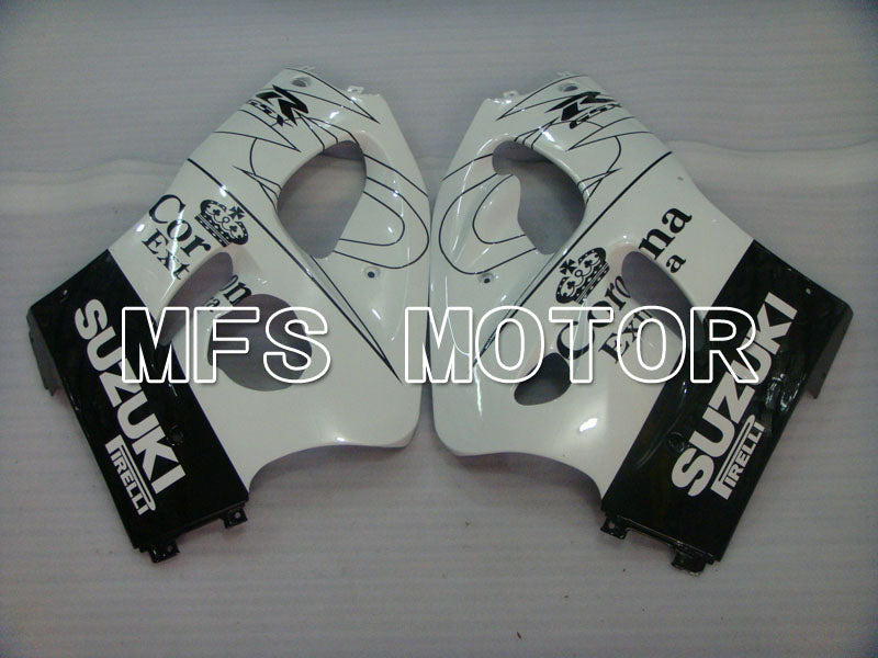 Carénage ABS Suzuki GSXR750 1996-1999 - Corona - Noir Blanc - MFS6885