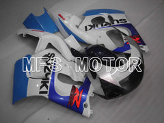 Suzuki GSXR750 1996-1999 ABS Fairing - Factory Style - Blue White - MFS6887