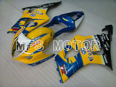 Suzuki GSXR1000 2003-2004 Injection ABS verkleidung - Conora - Blau Gelb - MFS2573