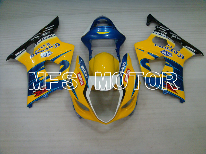 Suzuki GSXR1000 2003-2004 Injection ABS verkleidung - Conora - Blau Gelb - MFS2573