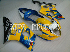 Suzuki GSXR1000 2003-2004 Injection ABS verkleidung - Conora - Blau Gelb - MFS2573