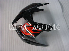 Suzuki GSXR1000 2003-2004 Injection ABS verkleidung - Flamme - Schwarz Rot - MFS2576