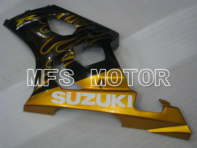 Suzuki GSXR1000 2003-2004 Injection ABS Fairing - Flame - Black Yellow - MFS2577