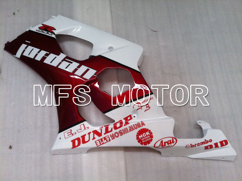 Suzuki GSXR1000 2003-2004 Injection ABS verkleidung - Jordan - Rot Weiß - MFS2580