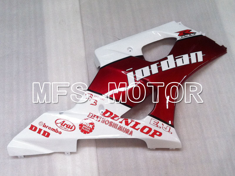 Suzuki GSXR1000 2003-2004 Injection ABS verkleidung - Jordan - Rot Weiß - MFS2580