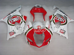 Suzuki GSXR1000 2003-2004 Injection ABS Fairing - Lucky Strike - Red White - MFS2583