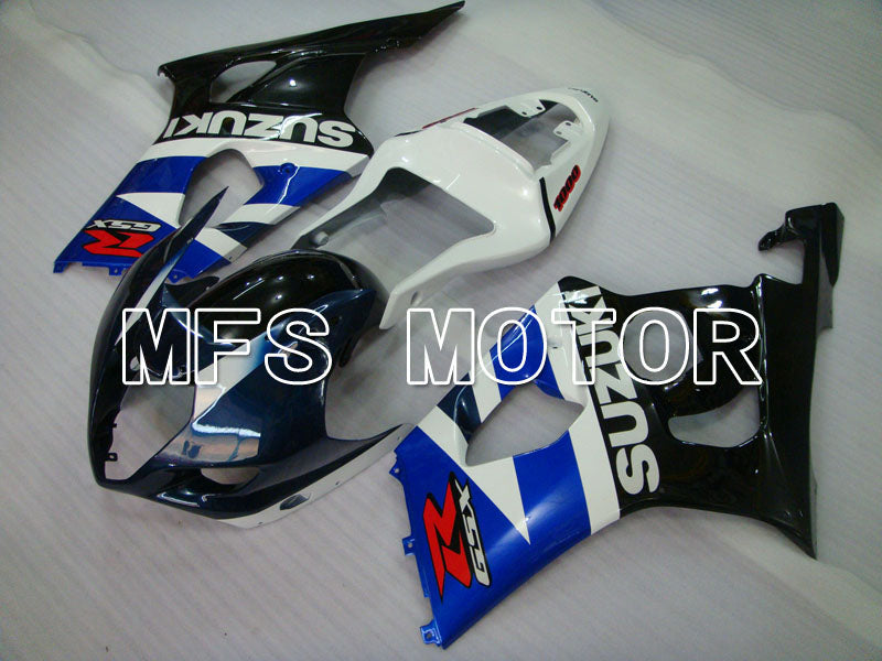 Suzuki GSXR1000 2003-2004 Injection ABS verkleidung - Factory Style - Schwarz Blau Weiß - MFS2589