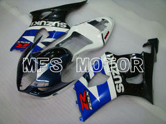 Suzuki GSXR1000 2003-2004 Injection ABS verkleidung - Factory Style - Schwarz Blau Weiß - MFS2589