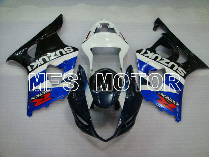 Suzuki GSXR1000 2003-2004 Injection ABS verkleidung - Factory Style - Schwarz Blau Weiß - MFS2589