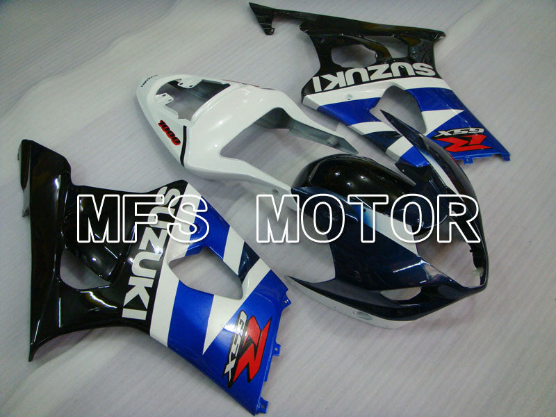 Suzuki GSXR1000 2003-2004 Injection ABS verkleidung - Factory Style - Schwarz Blau Weiß - MFS2589