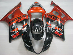 Suzuki GSXR1000 2003-2004 Injection ABS verkleidung - Factory Style - Schwarz Orange - MFS2593