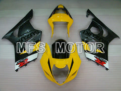 Suzuki GSXR1000 2003-2004 Injection ABS Fairing - Factory Style - Black Yellow - MFS2598