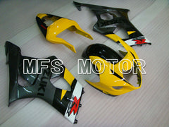 Suzuki GSXR1000 2003-2004 Injection ABS Fairing - Factory Style - Black Yellow - MFS2598