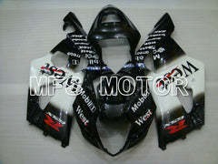 Suzuki GSXR1000 2003-2004 Injection ABS Fairing - West - Black White - MFS2603