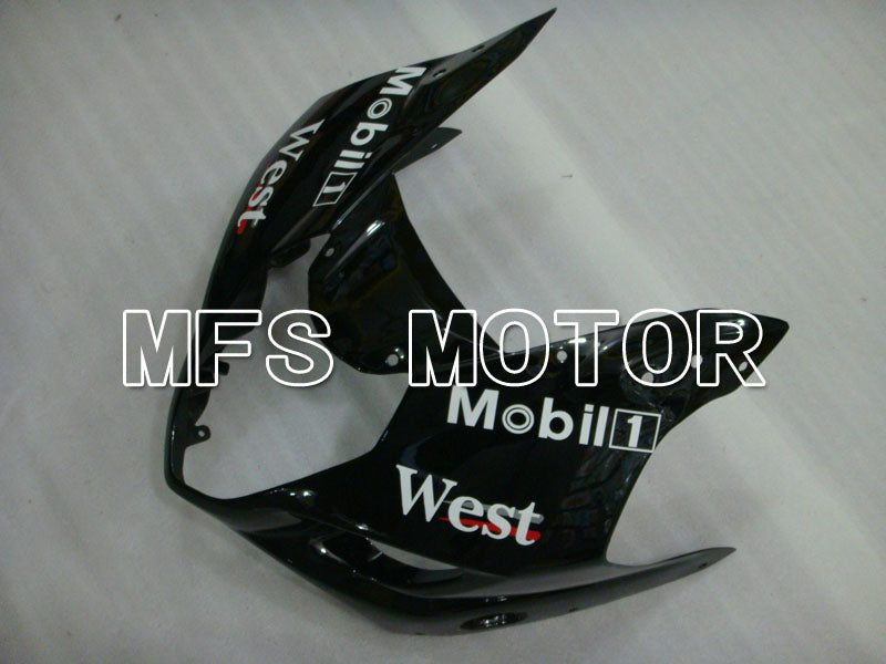 Suzuki GSXR1000 2003-2004 Injection ABS Fairing - West - Black White - MFS2603