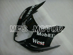 Suzuki GSXR1000 2003-2004 Injection ABS Fairing - West - Black White - MFS2603