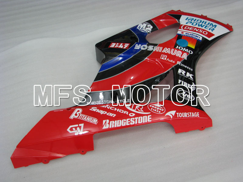 Suzuki GSXR1000 2003-2004 Injection ABS verkleidung - YOSHIMURA - Schwarz Rot - MFS2606