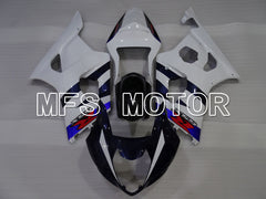 Suzuki GSXR1000 2003-2004 Injection ABS verkleidung - Factory Style - Blau Weiß - MFS2608
