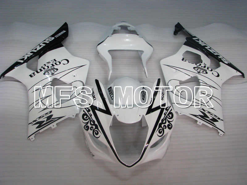 Suzuki GSXR1000 2003-2004 Injection ABS Fairing - Conora - Black White - MFS2613