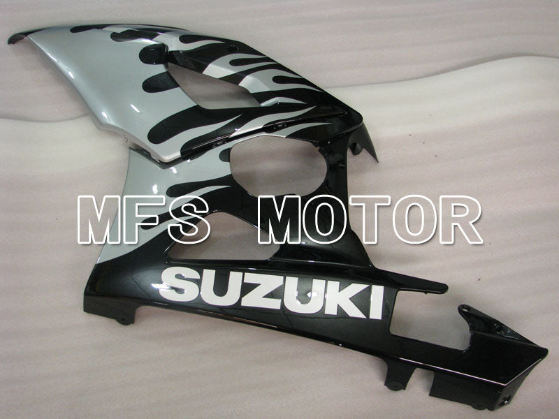 Suzuki GSXR1000 2005-2006 Injection ABS Fairing - Flame - Black Silver - MFS2627