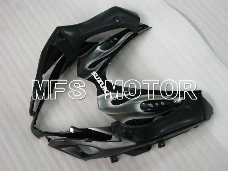Suzuki GSXR1000 2005-2006 Injection ABS verkleidung - Flamme - Schwarz Silber - MFS2628