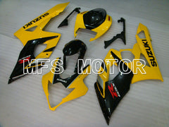 Suzuki GSXR1000 2005-2006 Injection ABS Fairing - Factory Style - Black Yellow - MFS2639