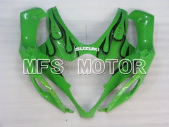 Suzuki GSXR1000 2005-2006 Injection ABS Fairing - Flame - Black Green - MFS2654