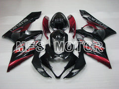 Suzuki GSXR1000 2005-2006 Injection ABS Fairing - Factory Style - Black Red - MFS2660